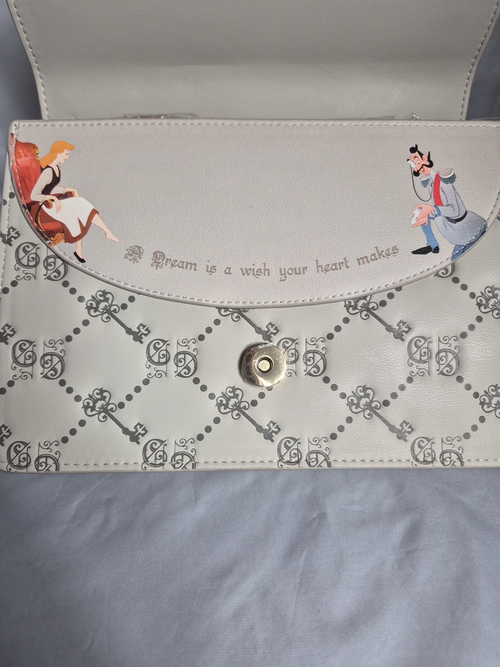 Danielle Nicole Pink and Cream Bird-Embroidered Top Handle Satchel - Picture 8 of 10